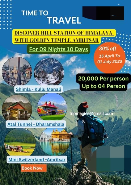Shimla Manali Kullu Tour Package 5 Night 6 Days